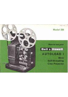 Bell and Howell 256 manual. Camera Instructions.